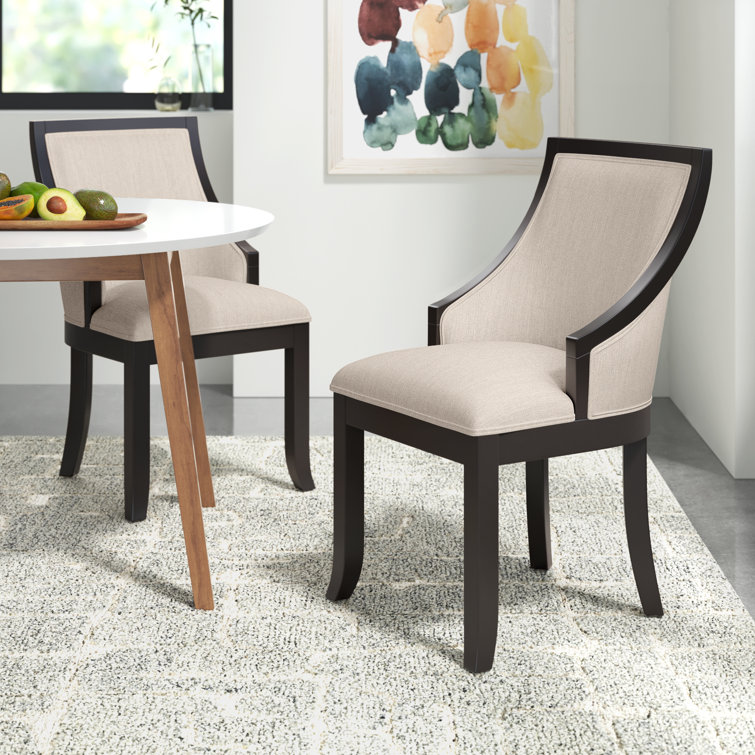Lark Manor Antonay Upholstered Birch Wood Dining Chairs & Reviews Wayfair Canada